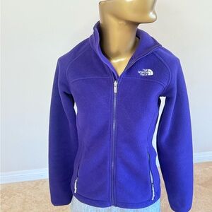 The North Face purple Fleece Jacket